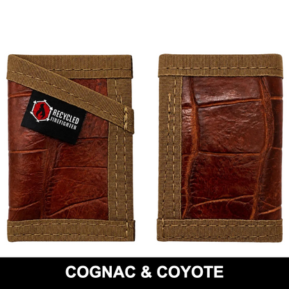 Sergeant Wallet - Slim Gator Edition by Recycled Firefighter