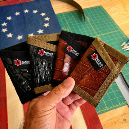 Sergeant Wallet - Slim Gator Edition by Recycled Firefighter