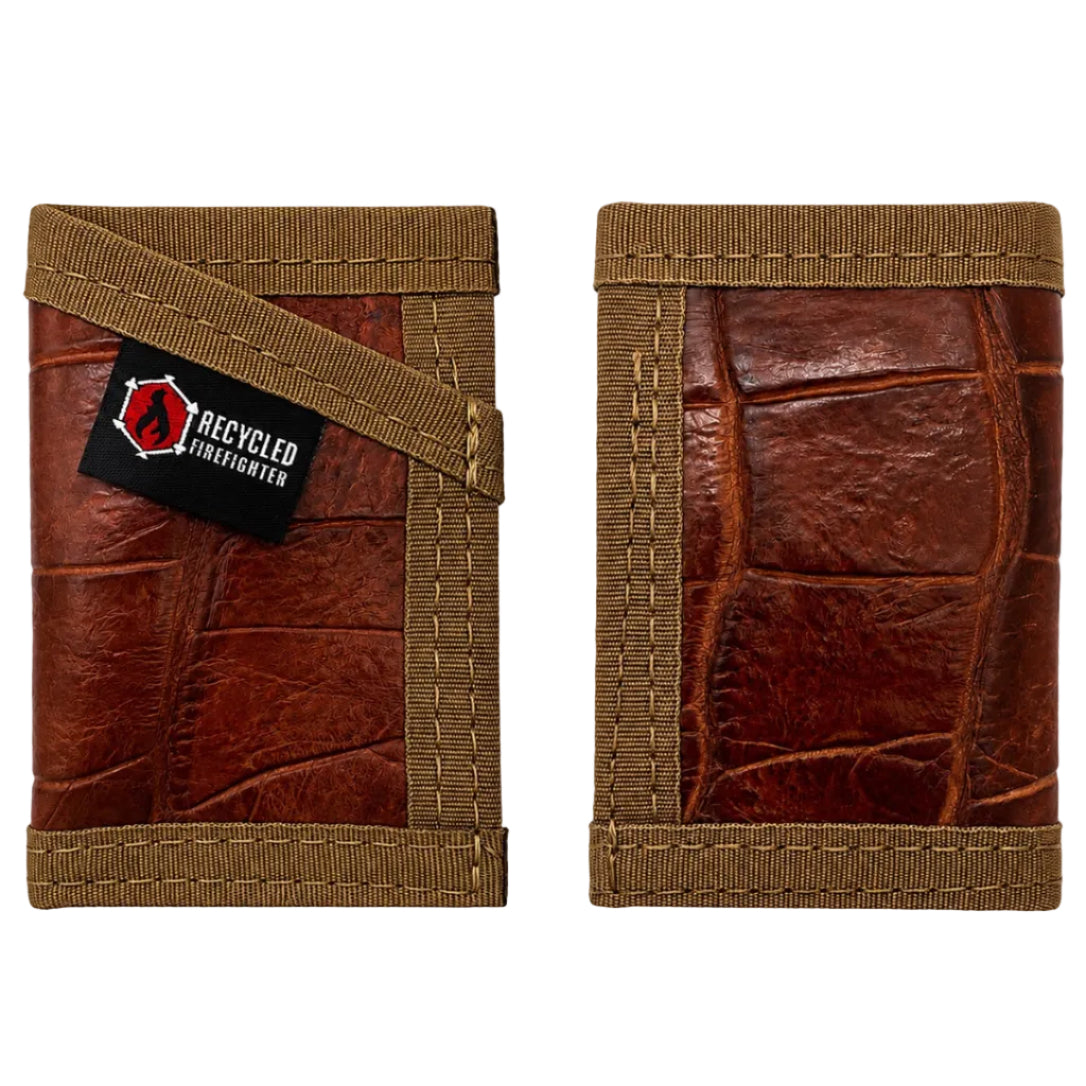 Sergeant Wallet - Slim Gator Edition by Recycled Firefighter