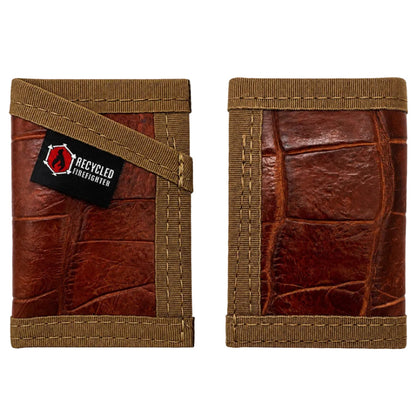 Sergeant Wallet - Slim Gator Edition by Recycled Firefighter