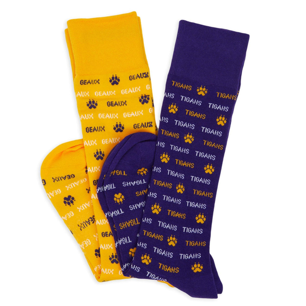 Geaux Tigahs - 2-PackTeam ColorwaysTorqelo.com