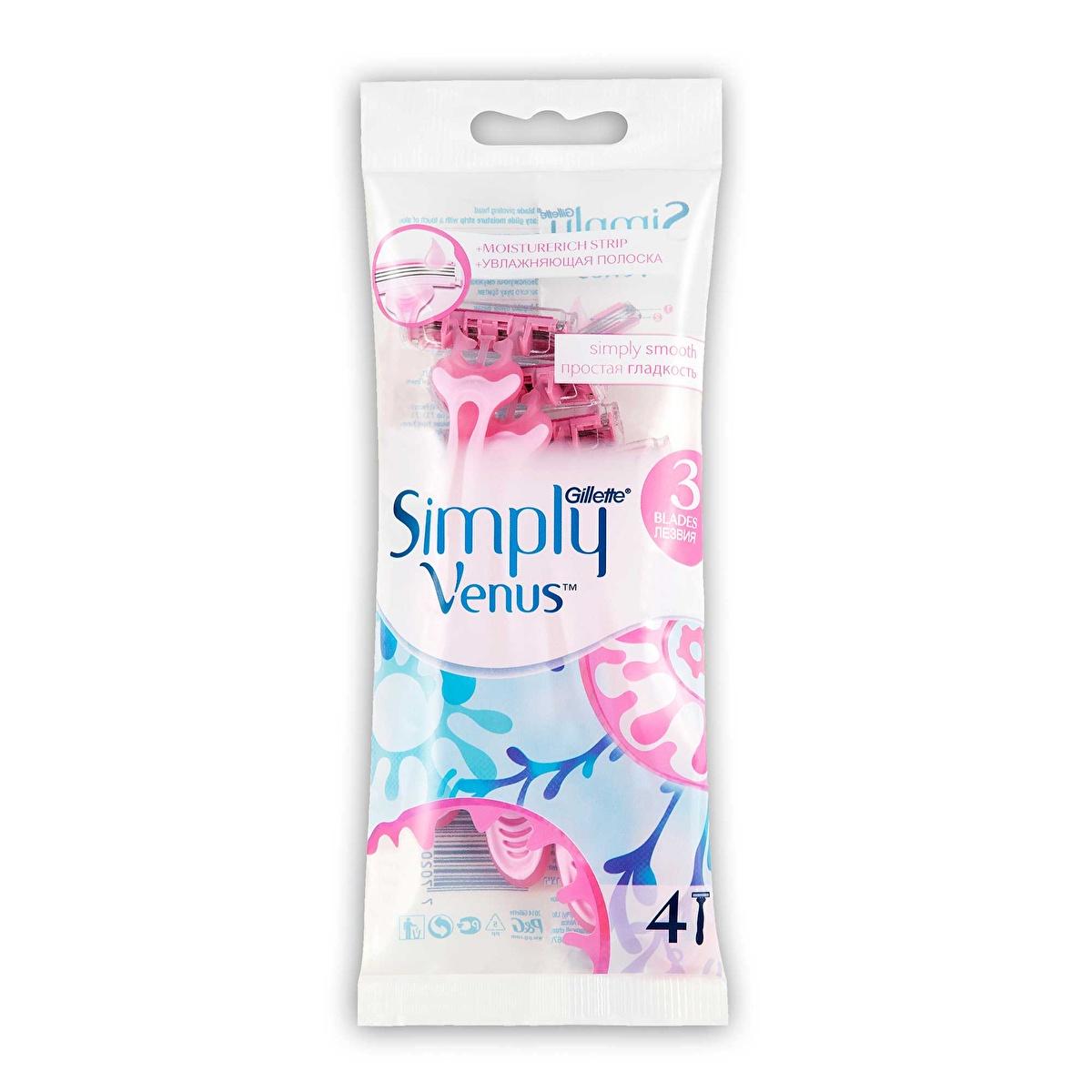 Gillette Simply Venus 3 disposable women's razor