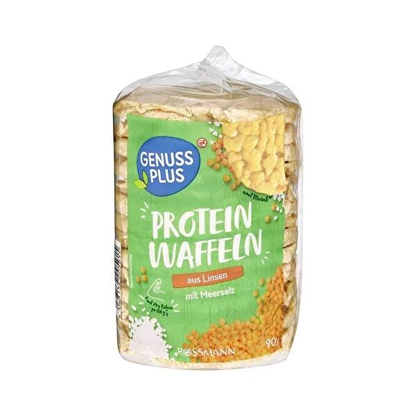 Genuss Plus: Sea Salt Lentil Crisps - High Protein Vegan & Gluten-Free Snack, Healthy Bread SubstituteFood & CandyTorqelo.com