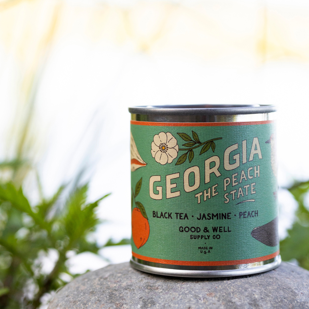 Georgia State Candle by Good & Well Supply Co.