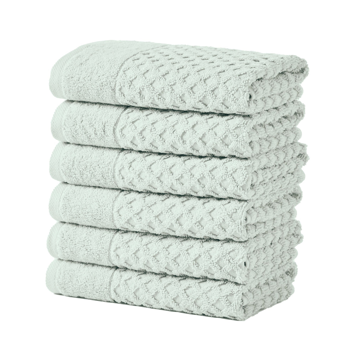 Cotton Diamond Waffle Weave Bath Towel Set - Grayson Collection by Great Bay Home