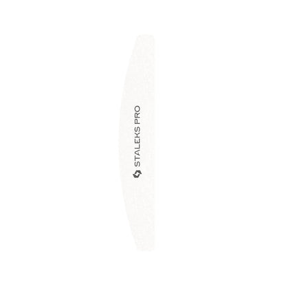 STALEKS Expert 41 Half Moon Buffer File 100/180 Grit 10 Pcs by Beauty Care Bag
