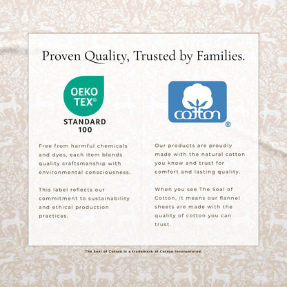Turkish Cotton Flannel Sheet Set - Elevated Holiday Collection by Great Bay Home