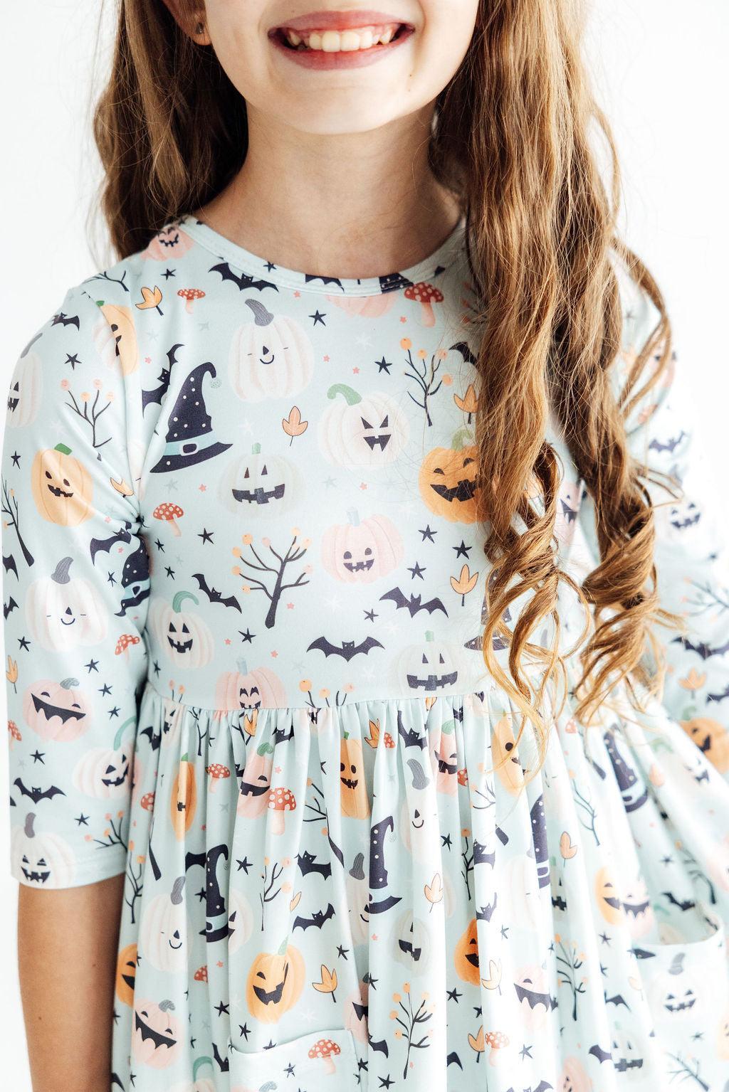 Ghouls Rule 3/4 Sleeve Pocket Twirl DressTwirl Dress - 3/4 - PocketTorqelo.com