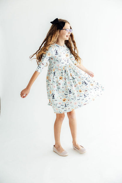 Ghouls Rule 3/4 Sleeve Pocket Twirl DressTwirl Dress - 3/4 - PocketTorqelo.com