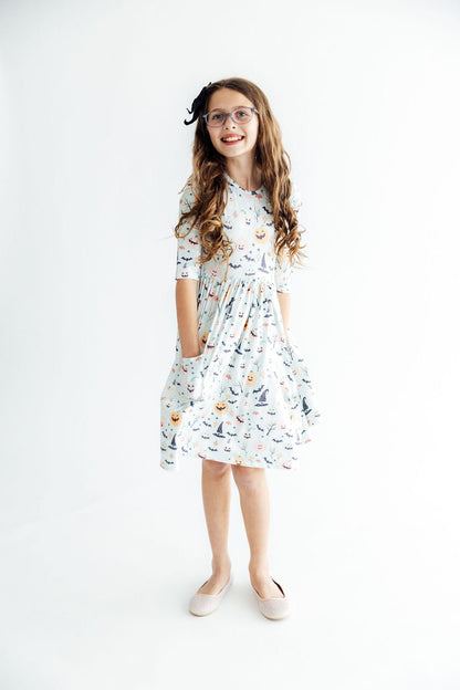 Ghouls Rule 3/4 Sleeve Pocket Twirl DressTwirl Dress - 3/4 - PocketTorqelo.com