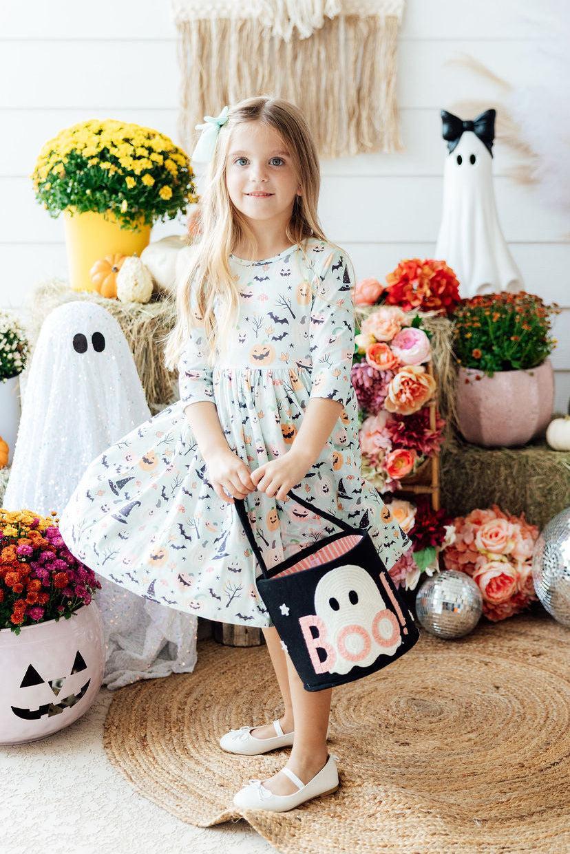 Ghouls Rule 3/4 Sleeve Pocket Twirl DressTwirl Dress - 3/4 - PocketTorqelo.com