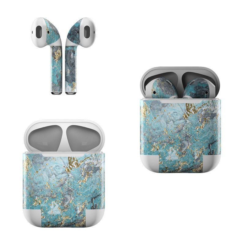 Gilded Glacier Marble - Apple AirPods SkinAudio SkinsTorqelo.com