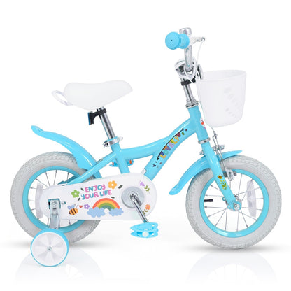 Girls Bike 12-18 Inch with Training Wheels and BasketKids BikeTorqelo.com