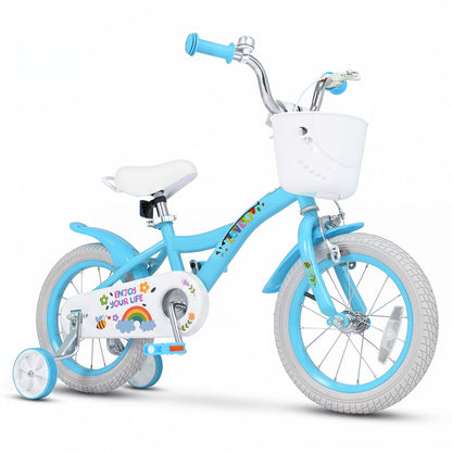 Girls Bike 12-18 Inch with Training Wheels and BasketKids BikeTorqelo.com