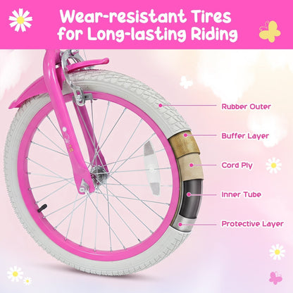 Girls Bike 12-18 Inch with Training Wheels and Front BagKids BikeTorqelo.com