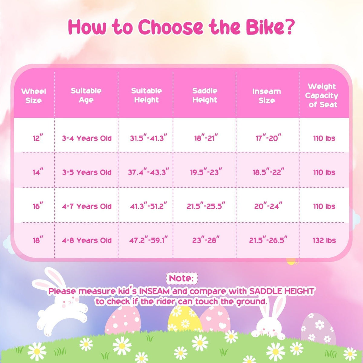 Girls Bike 12-18 Inch with Training Wheels and Front BagKids BikeTorqelo.com