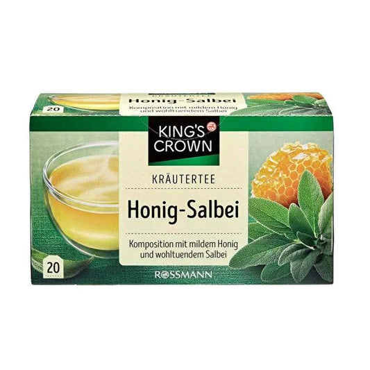 King's Crown honey and sage herbal tea, 20 servings