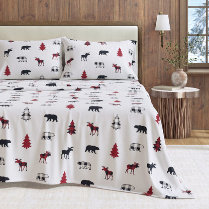 Great Bay Home Boulder Turkish cotton flannel sheet set, view 7