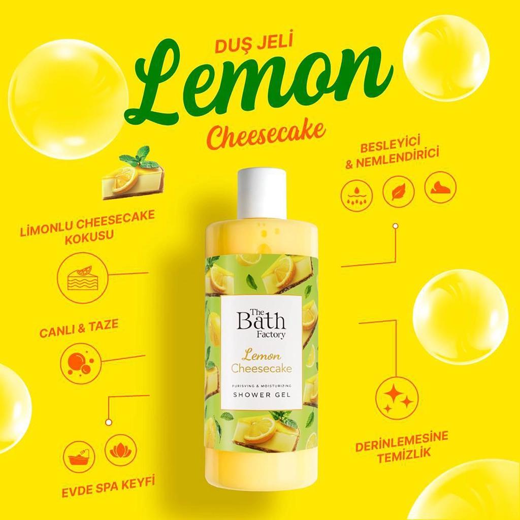 The Bath Factory Lemon Cheesecake Hydrating Shower Gel 400 ml by Beauty Care Bag