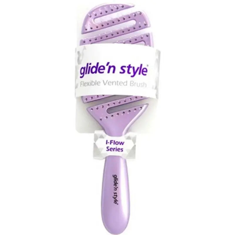 Glide'N Style GS-345 Elastic Detangling Hair Brush by Beauty Care Bag