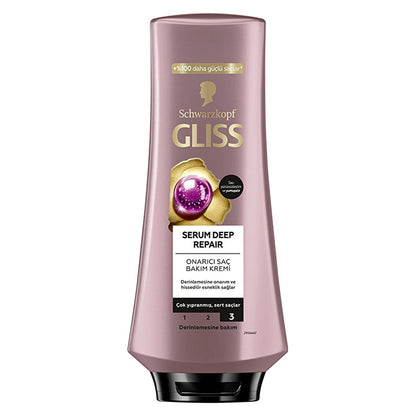 Gliss Serum Deep Repair Hair Conditioner: Revitalize Damaged Hair with Amino Protein Serum for Ultimate Restructuring and ElasticityConditionerTorqelo.com