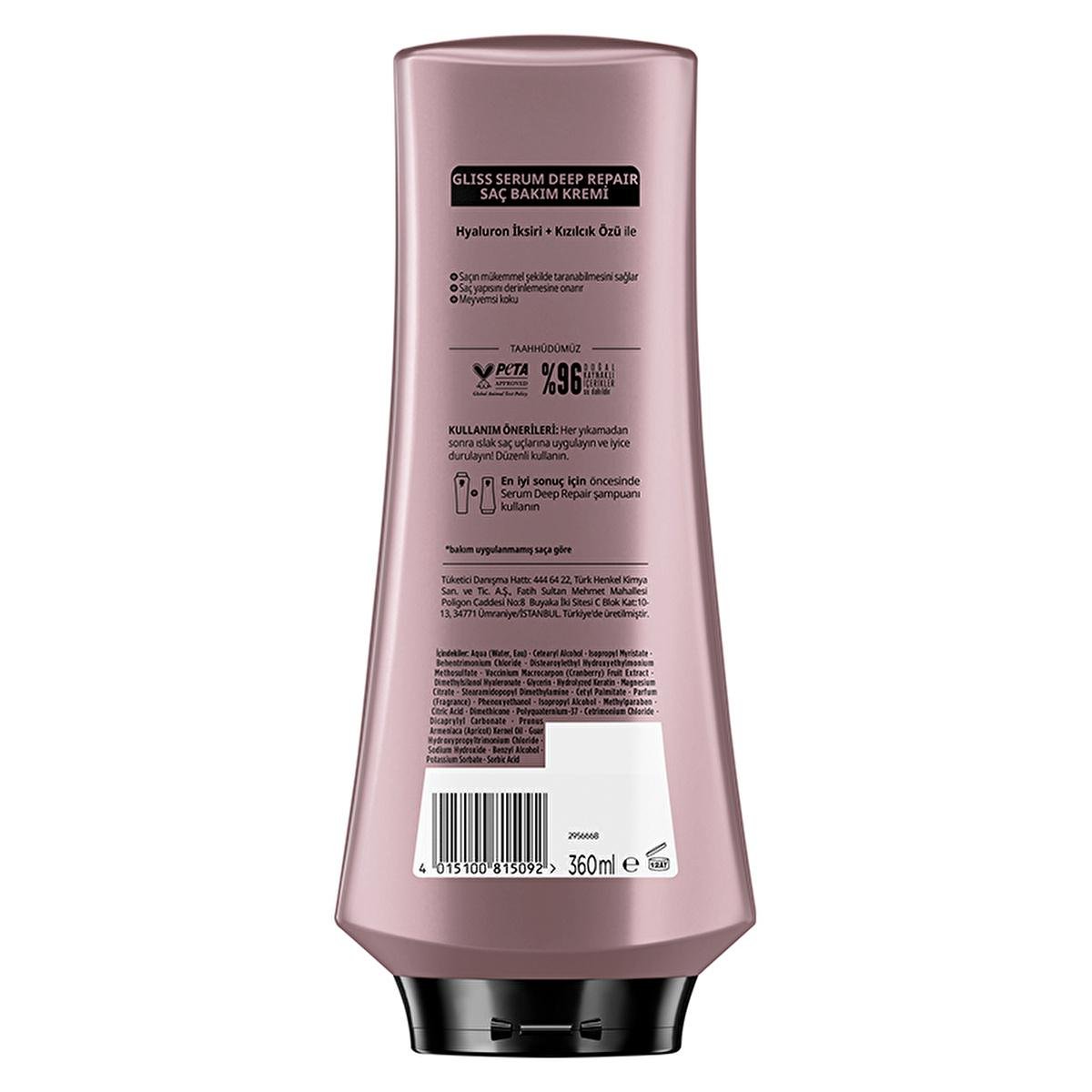 Gliss Serum Deep Repair Hair Conditioner: Revitalize Damaged Hair with Amino Protein Serum for Ultimate Restructuring and ElasticityConditionerTorqelo.com
