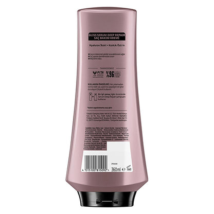 Gliss Serum Deep Repair Hair Conditioner: Revitalize Damaged Hair with Amino Protein Serum for Ultimate Restructuring and ElasticityConditionerTorqelo.com