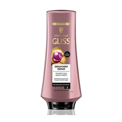 Gliss Serum Deep Repair Hair Conditioner: Revitalize Damaged Hair with Amino Protein Serum for Ultimate Restructuring and ElasticityConditionerTorqelo.com