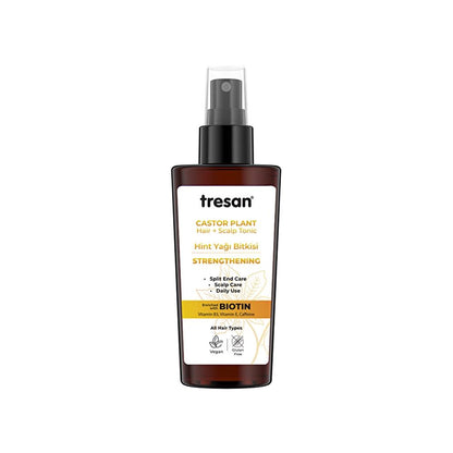Tresan Castor Oil Hair Care Tonic for Stronger Hair 125 ml by Beauty Care Bag