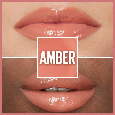 Maybelline Lifter Gloss: Hydrating Hyaluronic Acid Lip Gloss - Non-Sticky, Plumping Effect, Beautiful Amber Shade by Beauty Care Bag