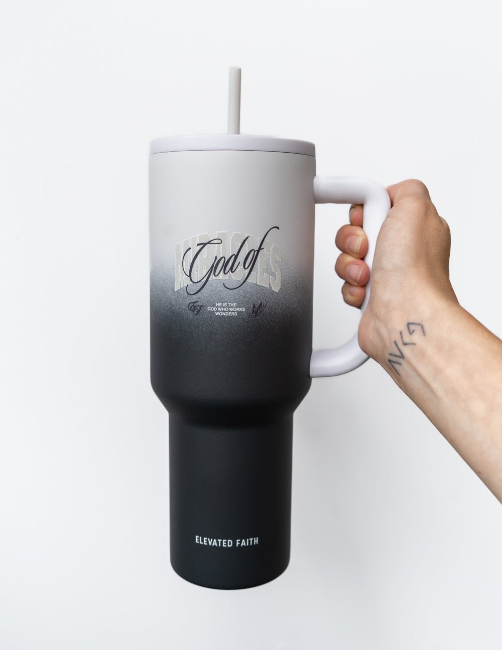 God of Miracles 40 oz Ascend TumblerTumblerTorqelo.com