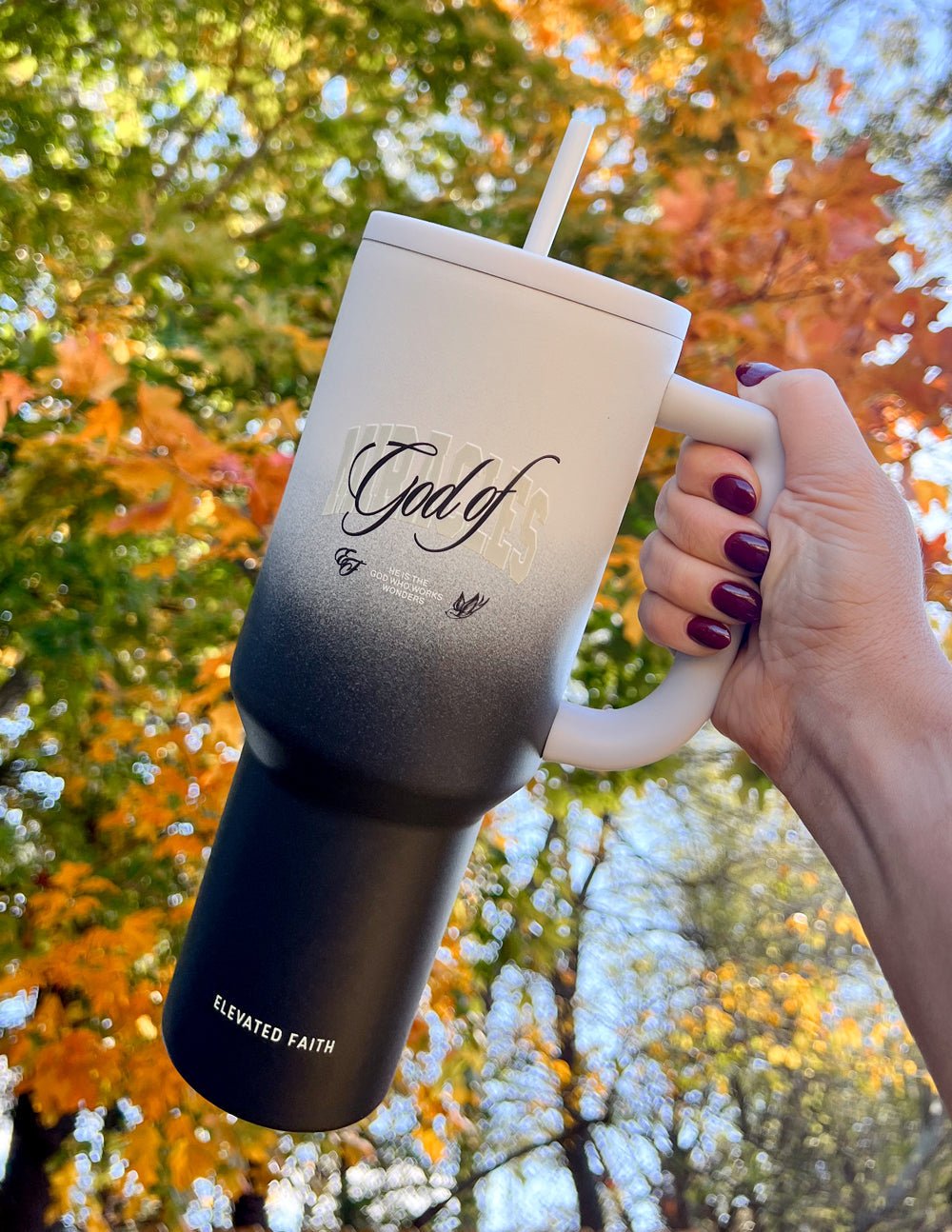 God of Miracles 40 oz Ascend TumblerTumblerTorqelo.com