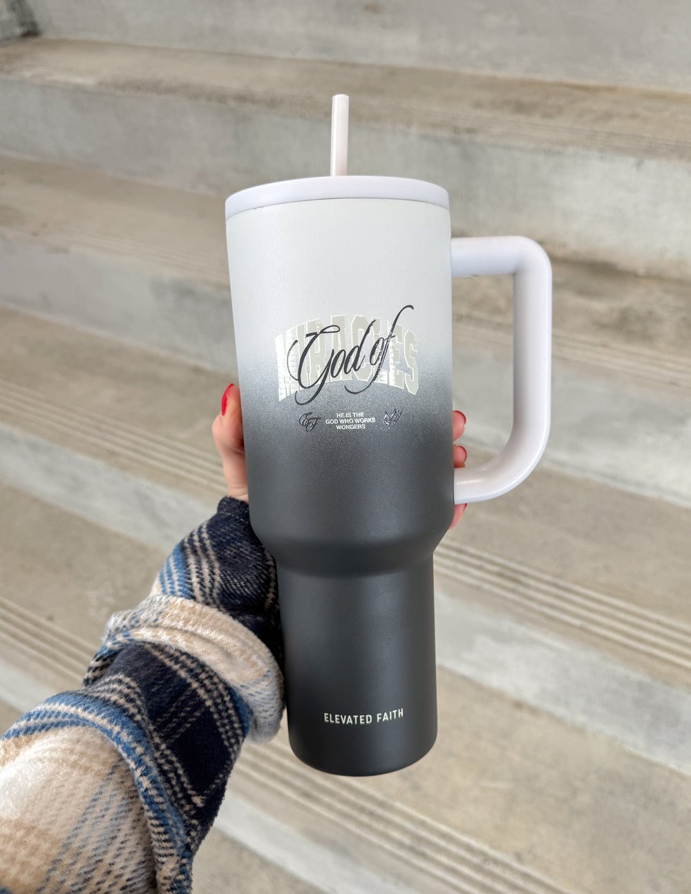 God of Miracles 40 oz Ascend TumblerTumblerTorqelo.com