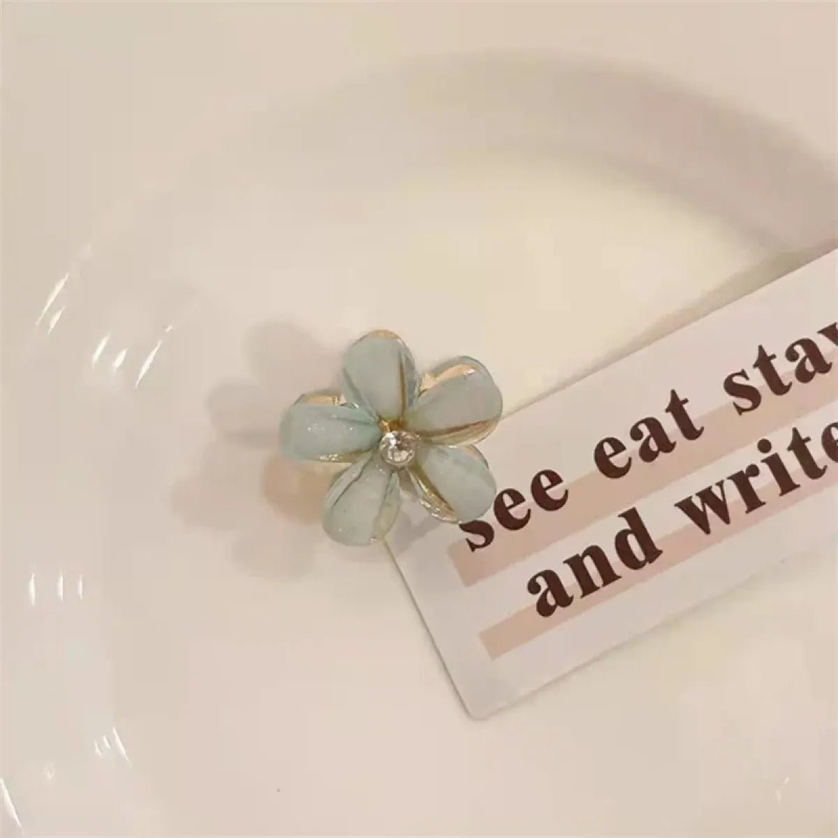 Gold Pearl Rhinestone Mini Hair ClipHair AccessoriesTorqelo.com
