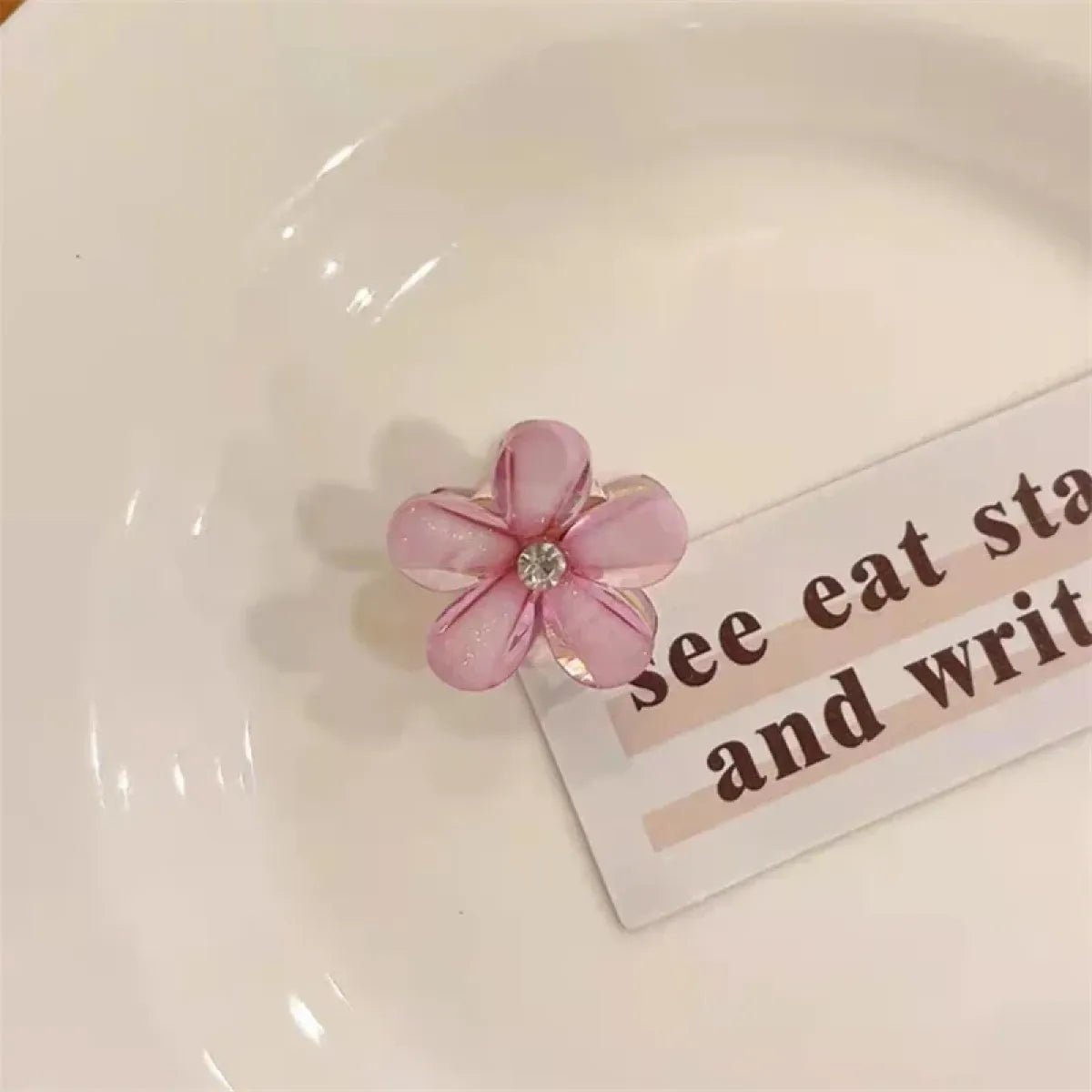 Gold Pearl Rhinestone Mini Hair ClipHair AccessoriesTorqelo.com