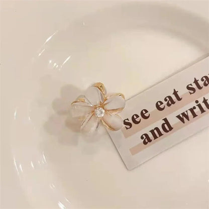 Gold Pearl Rhinestone Mini Hair ClipHair AccessoriesTorqelo.com