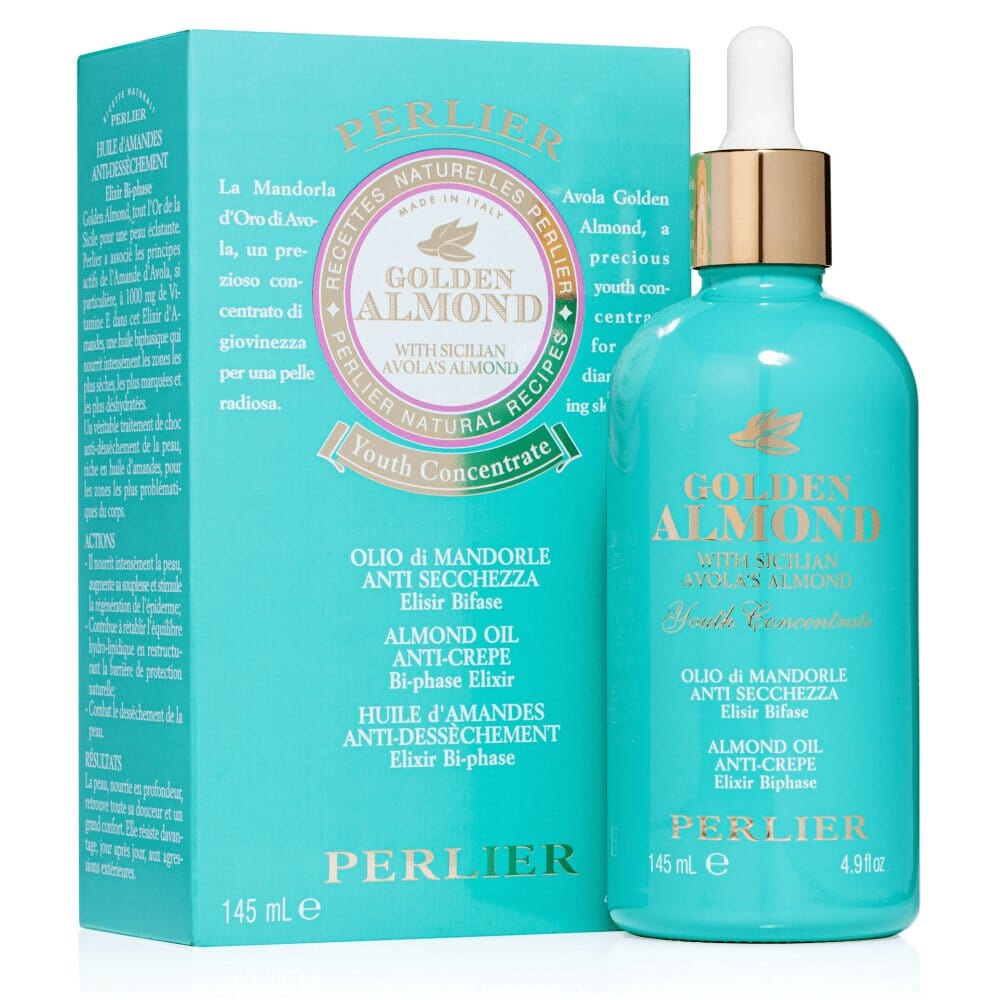 Perlier Golden Almond Bi-Phase Body Oil, image 2