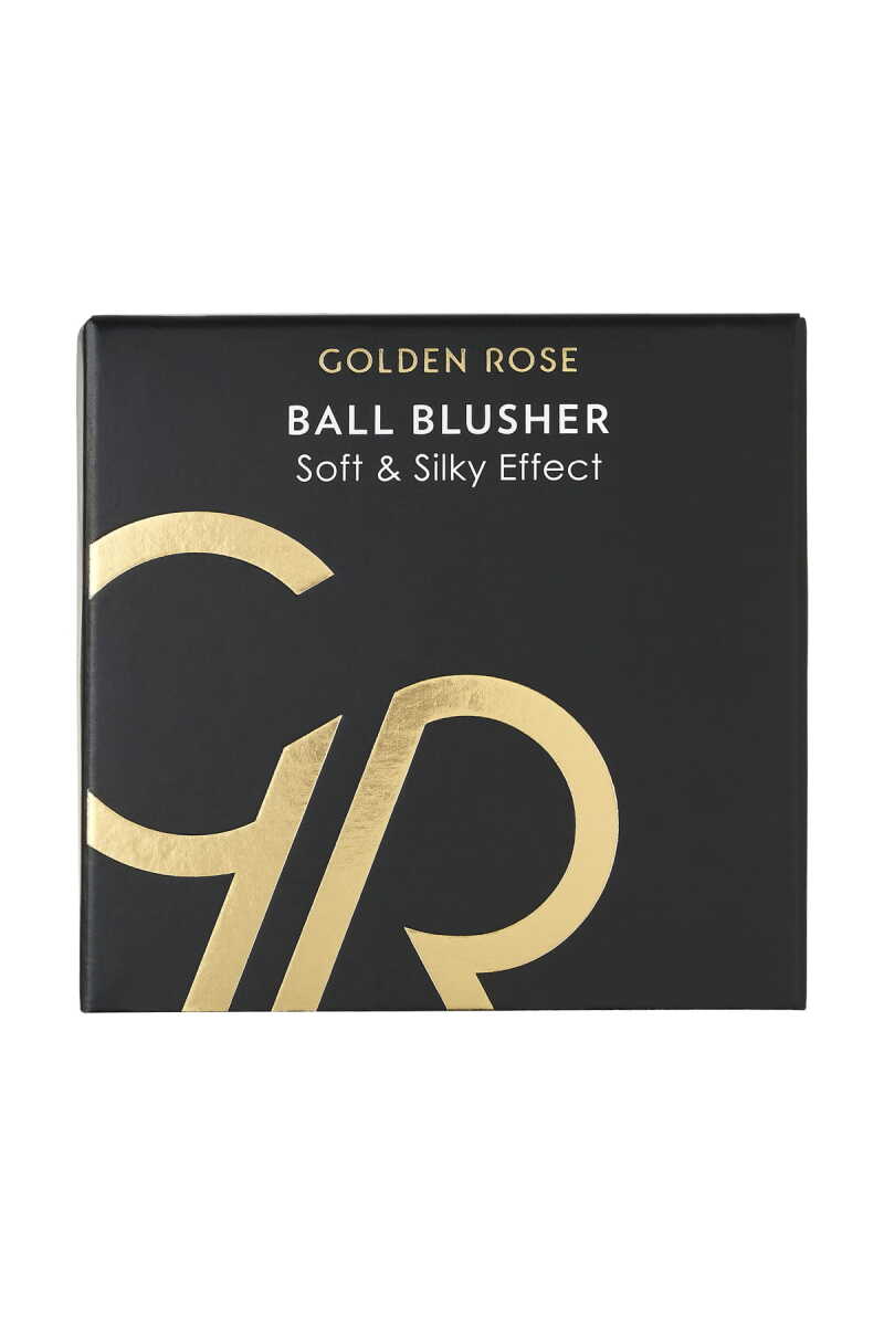 Golden Rose Ball Blusher in 01 Apricot for Natural Glow by Beauty Care Bag