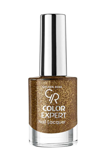 Golden Rose Color Expert Glitter Nail Lacquer 606 10.2ml by Beauty Care Bag