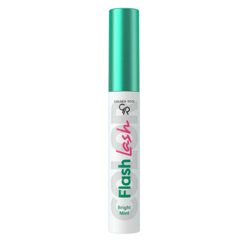 Golden Rose Flash Lash Colored Mascara 01 Bright Mint 9ml by Beauty Care Bag