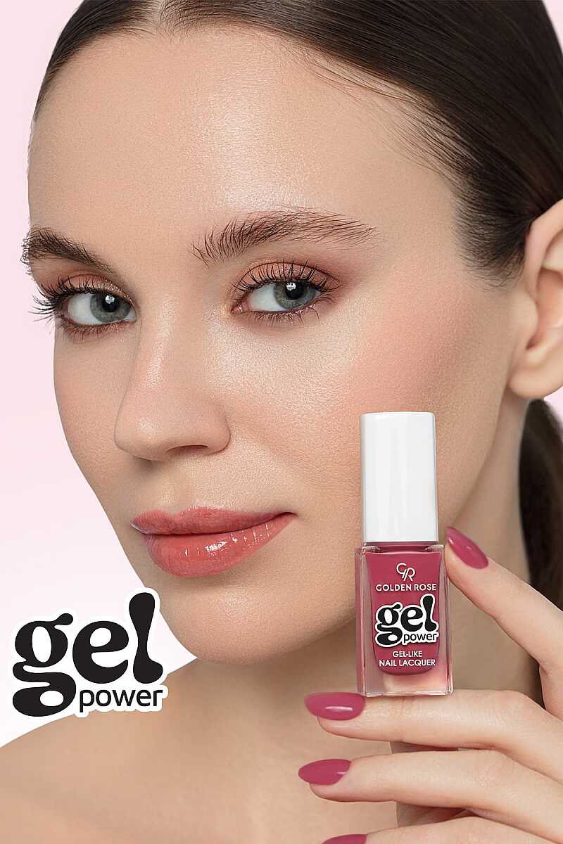 Golden Rose Gel Power Gel-Like Nail Color No:60 10.2ml by Beauty Care Bag