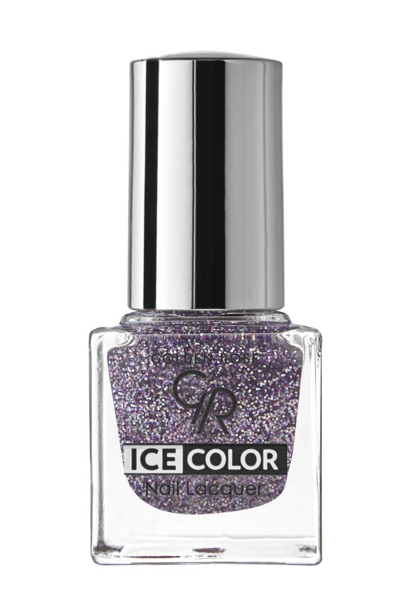 Golden Rose Ice Color Nail Lacquer 195 Glitter Mini Polish by Beauty Care Bag