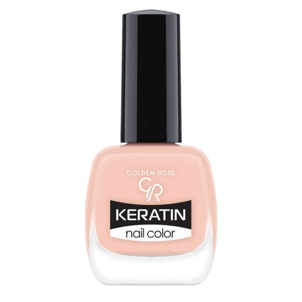 Golden Rose Keratin Nail Color 128 - Strengthening Polish by Beauty Care Bag