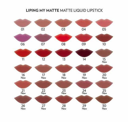 Golden Rose My Matte Liquid Lipstick 06 Ultra Matte 5ml by Beauty Care Bag