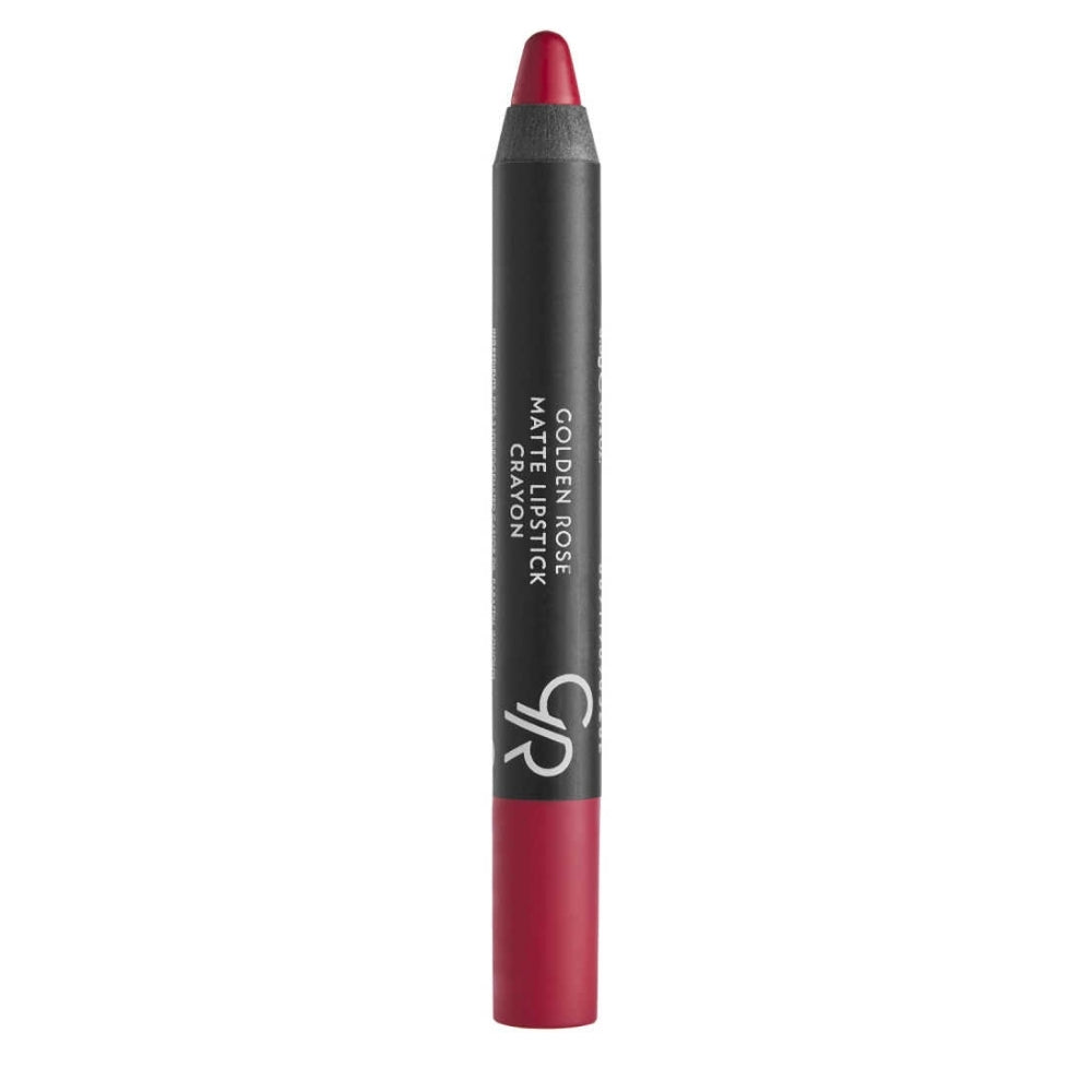 Golden Rose Matte Lipstick Crayon 16 Velvet Finish 3.5g by Beauty Care Bag