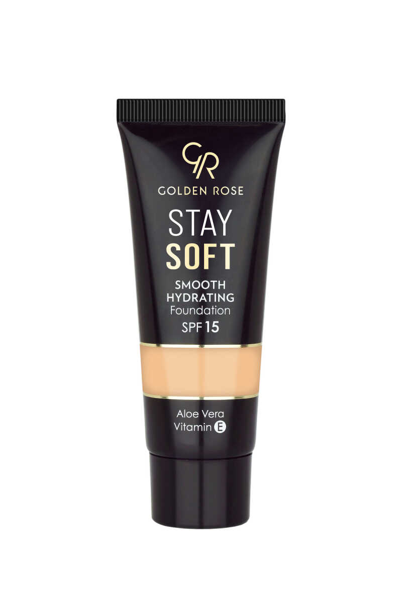 Golden Rose Stay Soft Smooth Hydrating Foundation 204 30ml by Beauty Care Bag