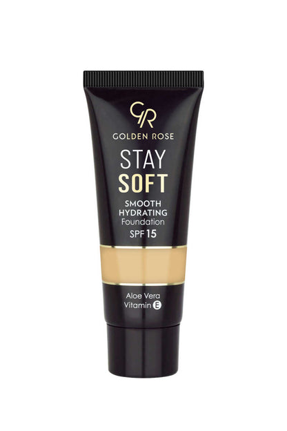Golden Rose Stay Soft Smooth Hydrating Foundation 207 30ml by Beauty Care Bag