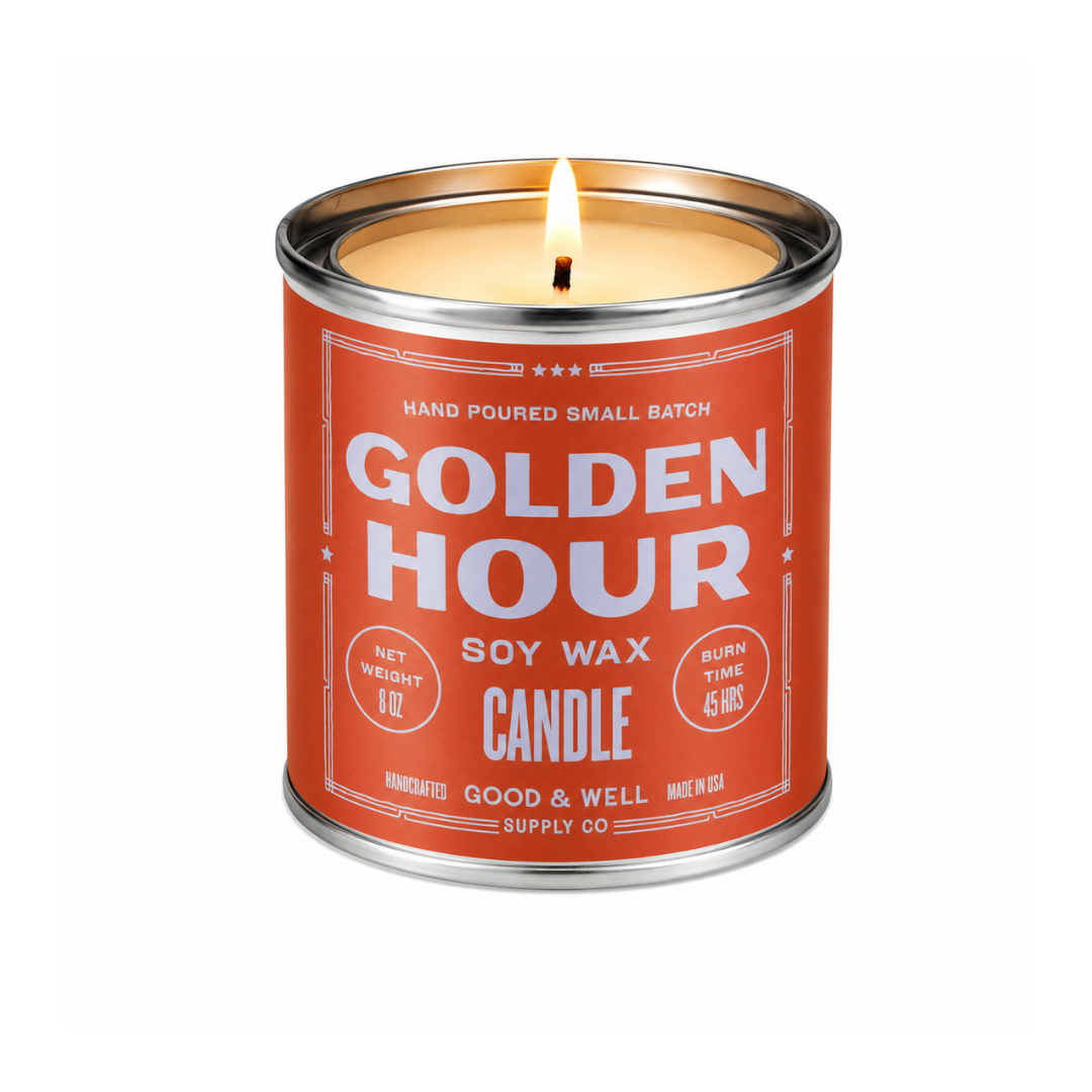 Golden Hour Soy Candle by Good & Well Supply Co.