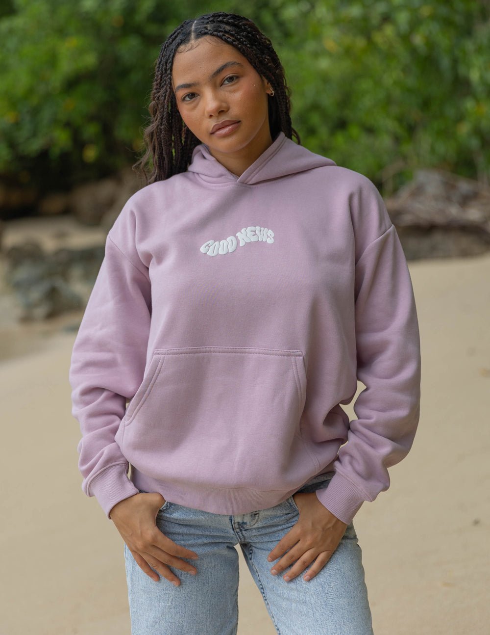 Good News Pink Unisex HoodieHoodieTorqelo.com