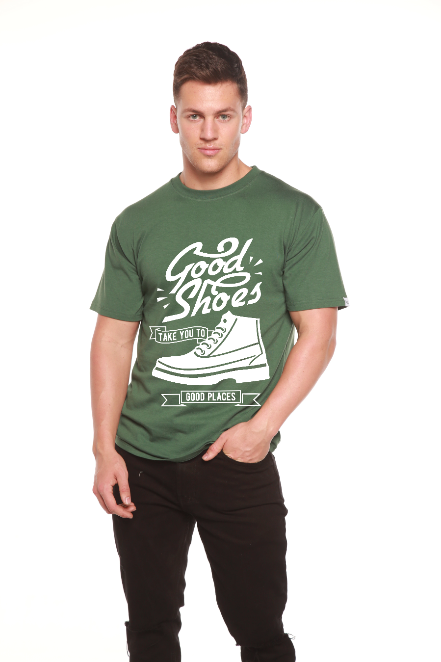 Good Shoes men's bamboo graphic T-shirt – view 9